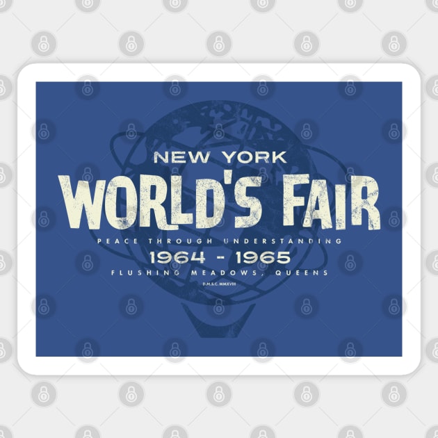 1964-65 World's Fair, New York - Unisphere Sticker by deadmansupplyco